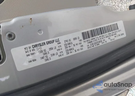 2012 Chrysler Town & Country Touring from USA, damaged, VIN 2C4RC1BG3CR188358